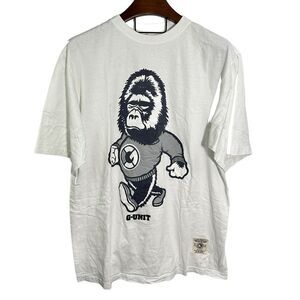 G-UNIT Vintage White T Shirt Mens Gorilla Mascot 50cent Hip Hop Rap Rare Size XL